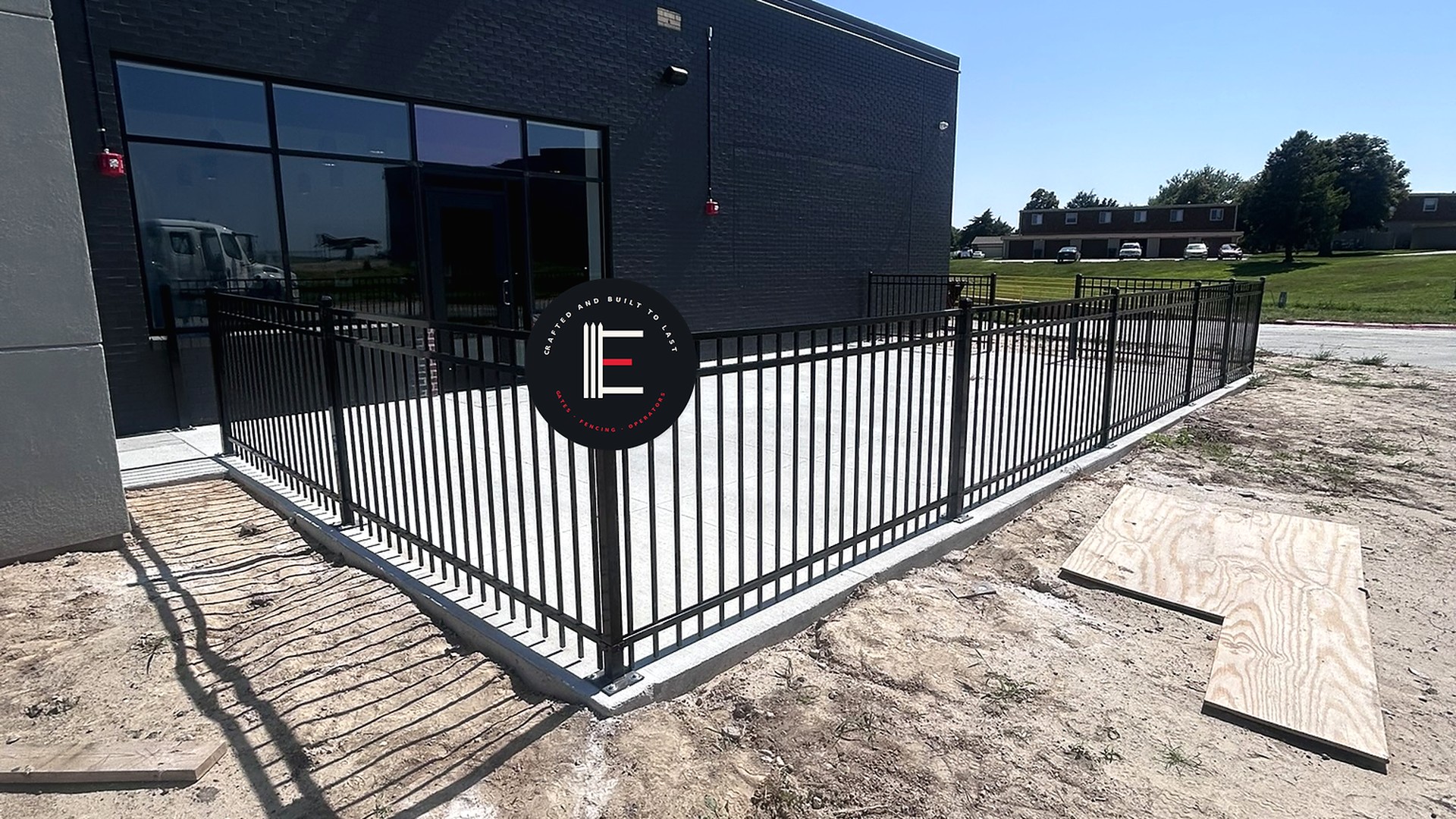 Ornamental iron fence — ECS install